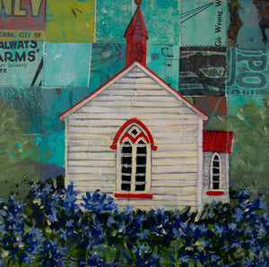 Original Painting - Burnside Church, Martinborough