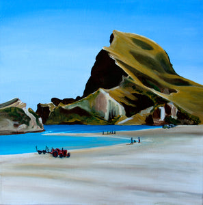 Original Painting - Castlepoint Rock