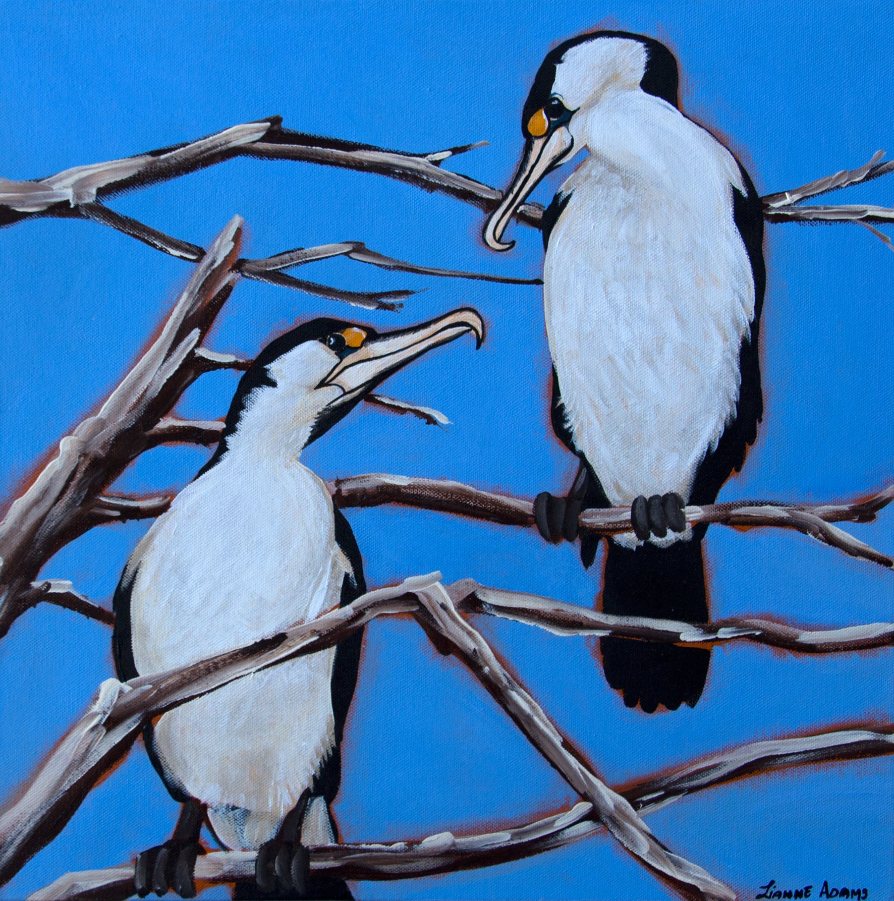 Original Painting - Varigated Shags