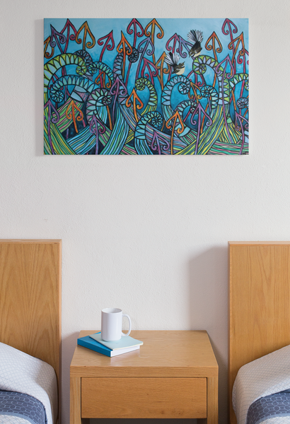 Original Painting - Spring Fantails